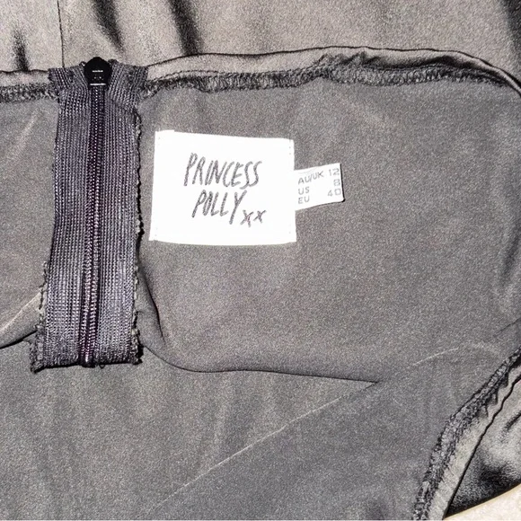 Princess Polly Elegant Black Cut-Out Mini Dress - Picture 5 of 5